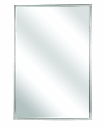 Bradley 740 Float Glass Fixed Tilt Mirror With Welded Corners 24 Width X 36 Height Wall Mounted Mirrors Amazon Com Industrial Scientific