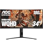Amazon.com: KTC 34 Inch Ultrawide Monitor, 180Hz WQHD 3440X1440