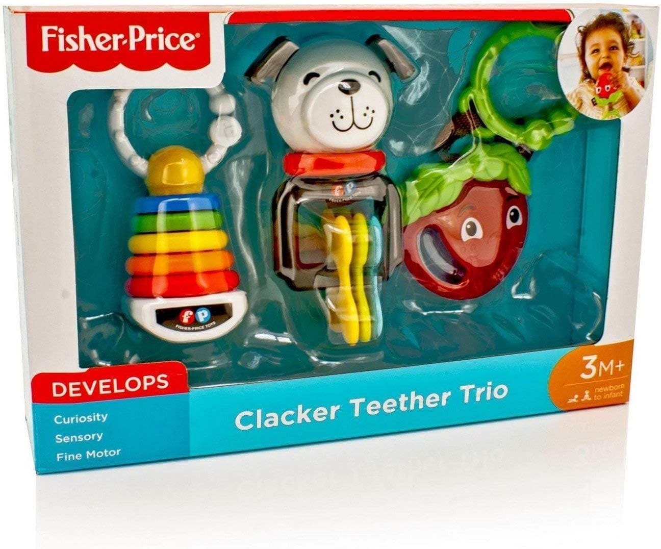 fisher price clacker teether trio