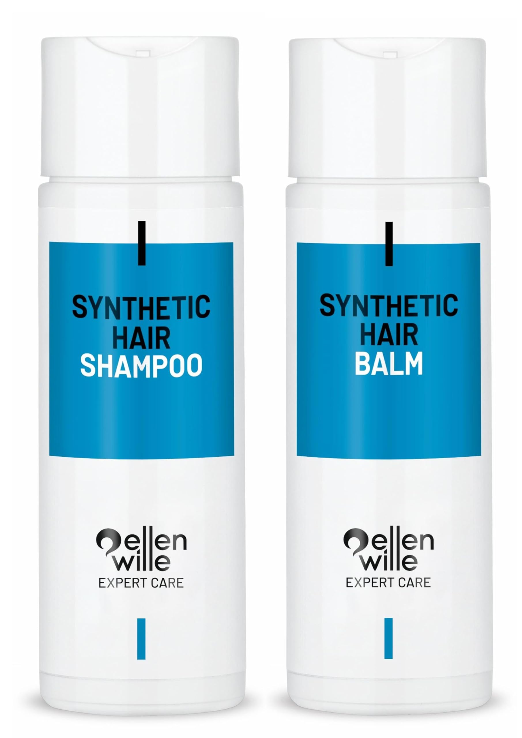 ELLEN WILLE Shampoo and balm care set for hair systems and wigs made of artificial hair