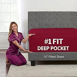 Kids Twin Deep Pocket Fitted Sheet 16'18' Deep