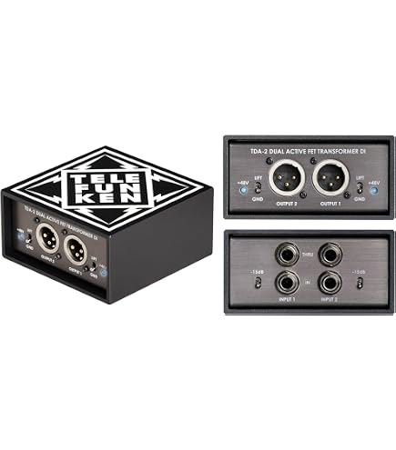 Amazon.com: TELEFUNKEN Elektroakustik TDP-1 Passive Mono Direct