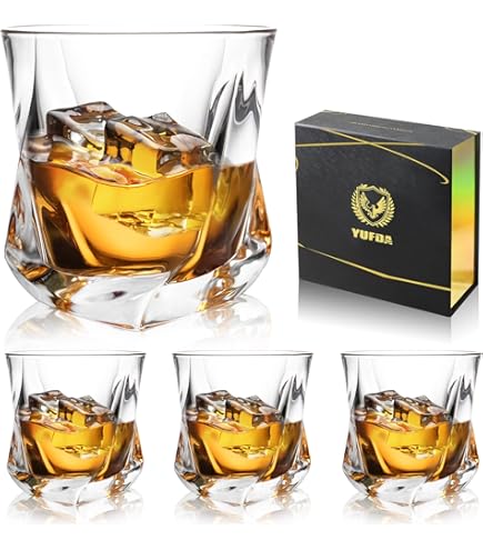 Amazon.com: Japanese Whiskey Glasses Set of 2, 200ml and 300ml