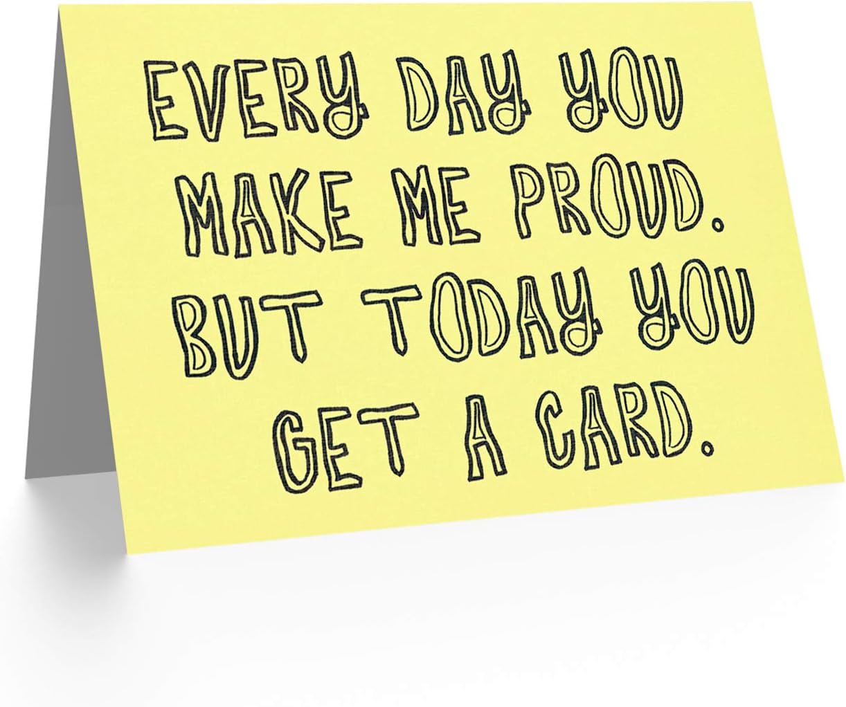 Wee Blue Coo EVERY DAY PROUD SON DAUGHTER BIRTHDAY ART GREETINGS GREETING CARD GIFT CL1220, 12.5 x 17.5 cm - Image 3