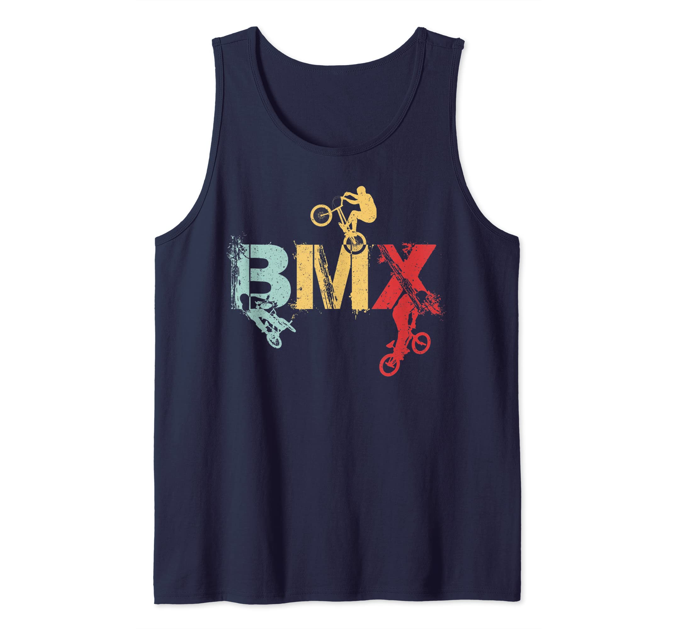 BMX Vintage Bike Fans Gift Boys Youth BMX Tank Top