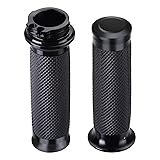 Motorcycle Black Hand Grips 1 Inch Handlebar Grips