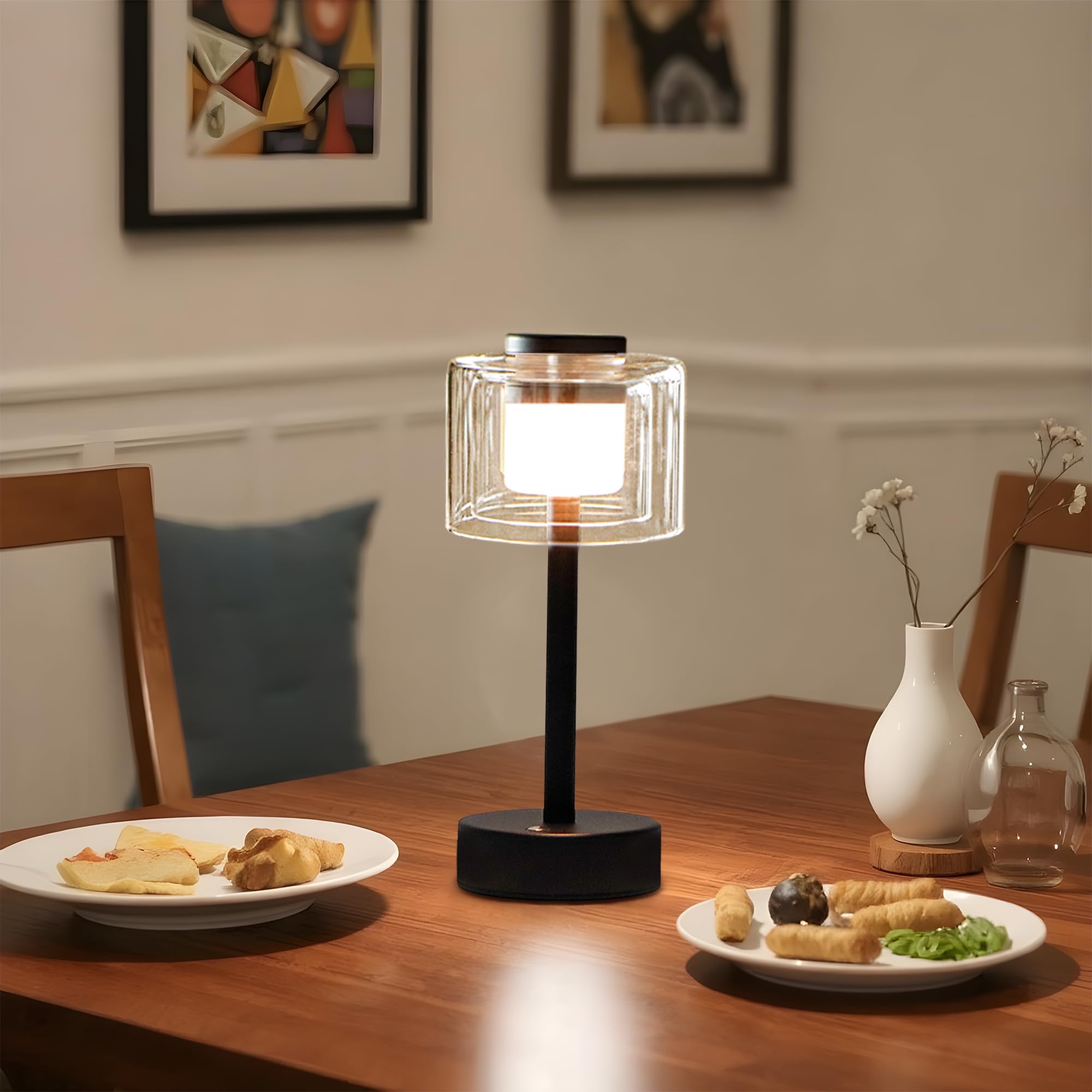 JHY DESIGN Industrial Touch Control Table Lamp 11" H 3-Way Dimmable ...