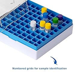 CryoKING 2in 81-Well PC Lab Freezer Box Cryo Boxes