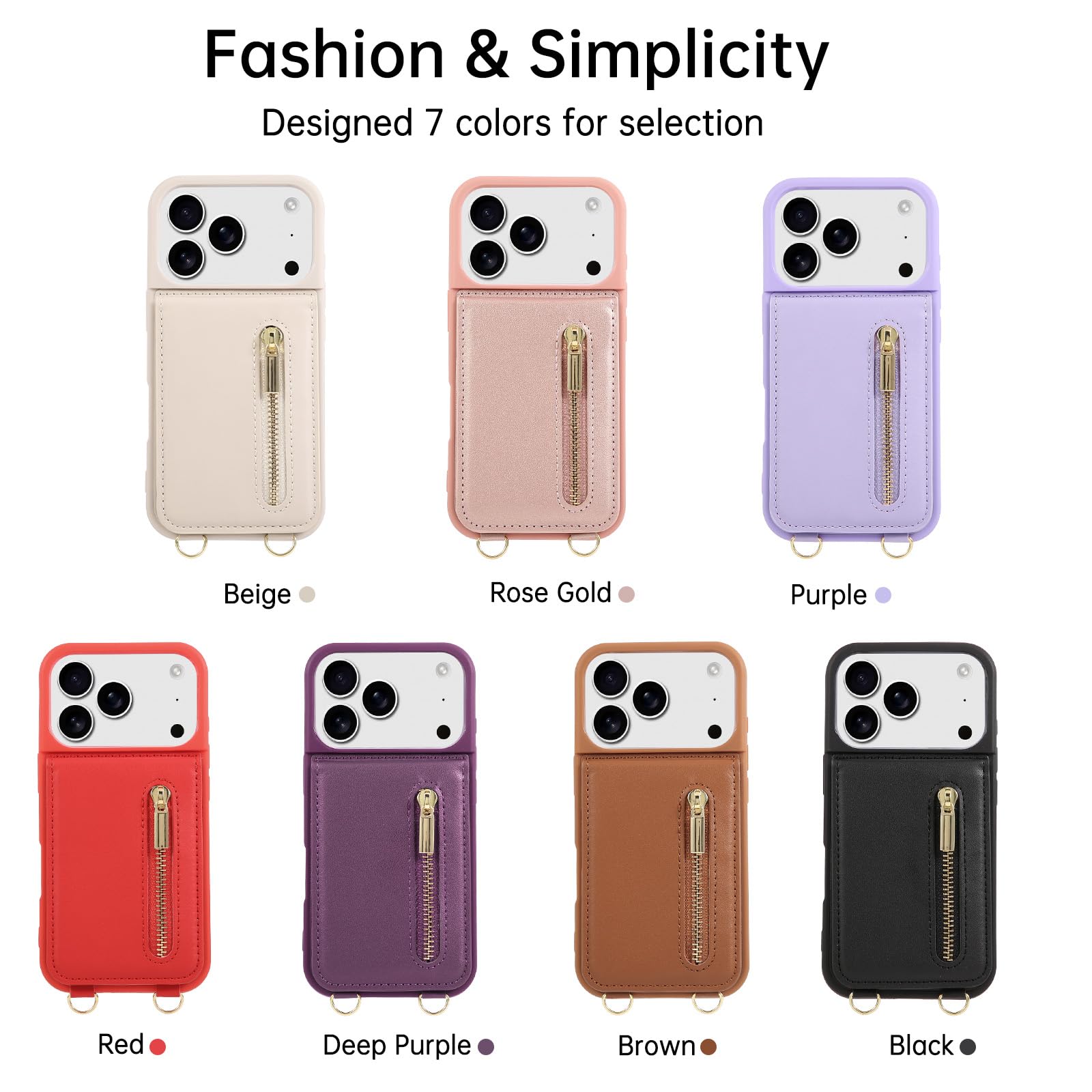 Jcxtrombulous Crossbody Wallet Case for iPhone 17