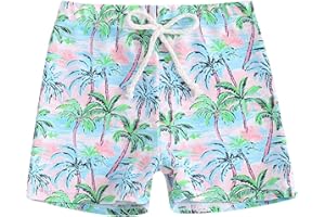 Thilsidee Unisex Toddler Baby Boy Girl Swim Trunks Print Swimming Shorts Board Shorts Beachwear Swimsuit Infant Bathing Suit