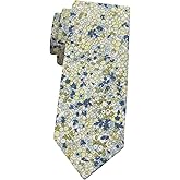 Mantieqingway Men's Skinny Tie, Cotton Floral Ties for Men Wedding Necktie for Groom, Groomsmen, Missions, Dances