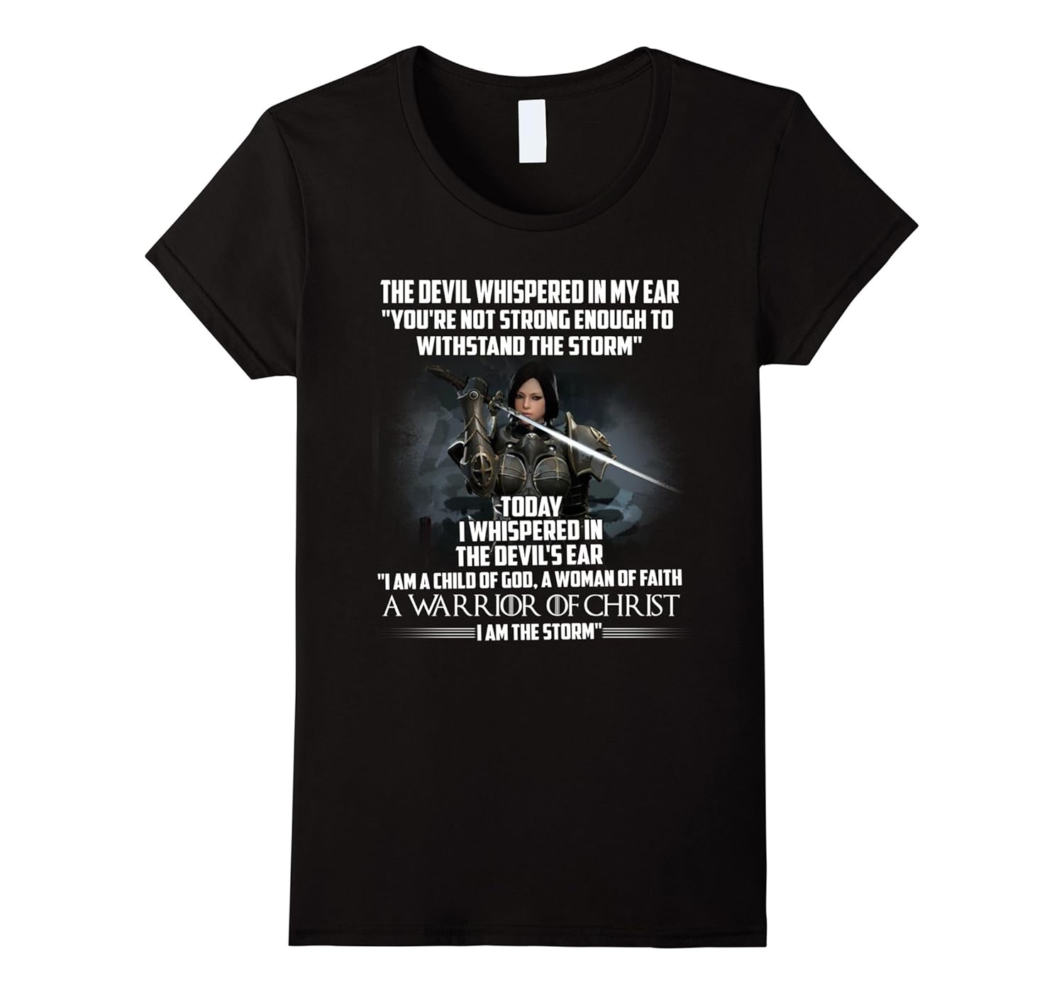 Womens I Am A Child Of God A Woman Of Faith A Warrior Of Christ-ANZ
