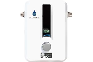 EcoSmart ECO 8 Tankless Water Heater, Electric, 8-kW - Quantity 1, 12 x 8 x 4