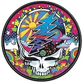 Grateful Dead Mod Max Steal Your Face Sticker/Decal 4.5-by4.5 Inches with 4 Extra mini Stickers