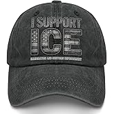 I Support ICES Sun Hat Camping Cap for Grandpa