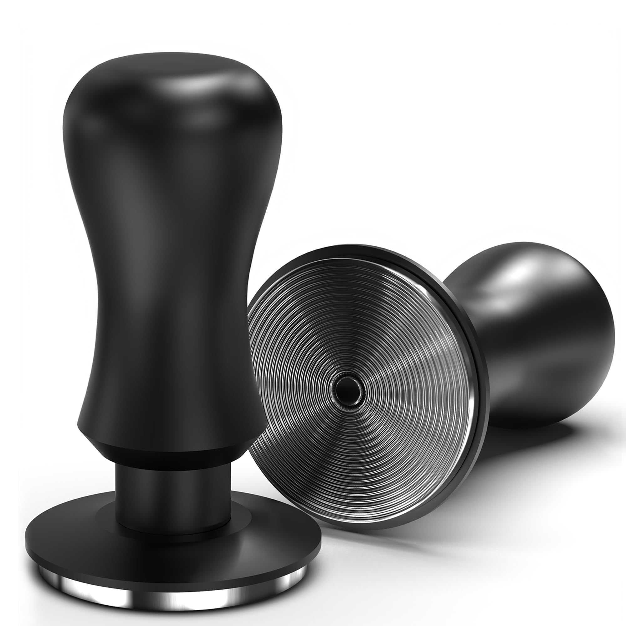 KYONANO 53.3mm Espresso Coffee Tamper, 30lb Spring-Loaded Calibrated Tamper w/ 304 Stainless Steel, Anodized Aluminum Handle Barista Tamper Compatible w/Over 53mm Breville Portafilter (HS-THKFC-533)