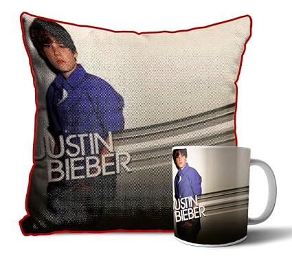 Buy Sleep Nature S Justin Bieber Designer Printed Filled Cushion