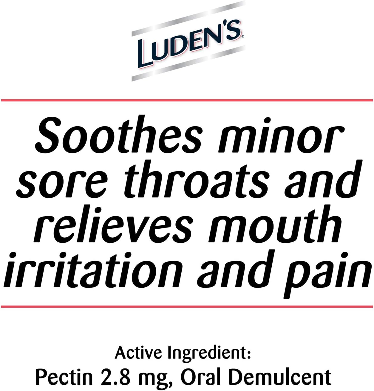 Luden's Deliciously Soothing Throat Drops, Watermelon Flavor, 90 Count: Health & Personal Care