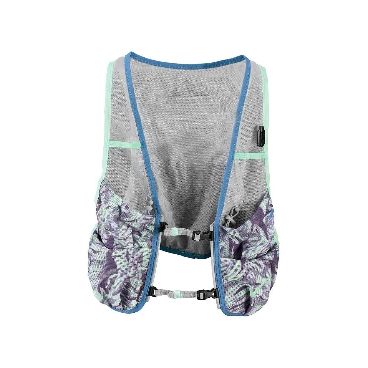 Nike Unisex - Adult Running Trail Vest Vest Wolf Grey/Canyon Purple/Mint Foam/Dutch Blue, S/M