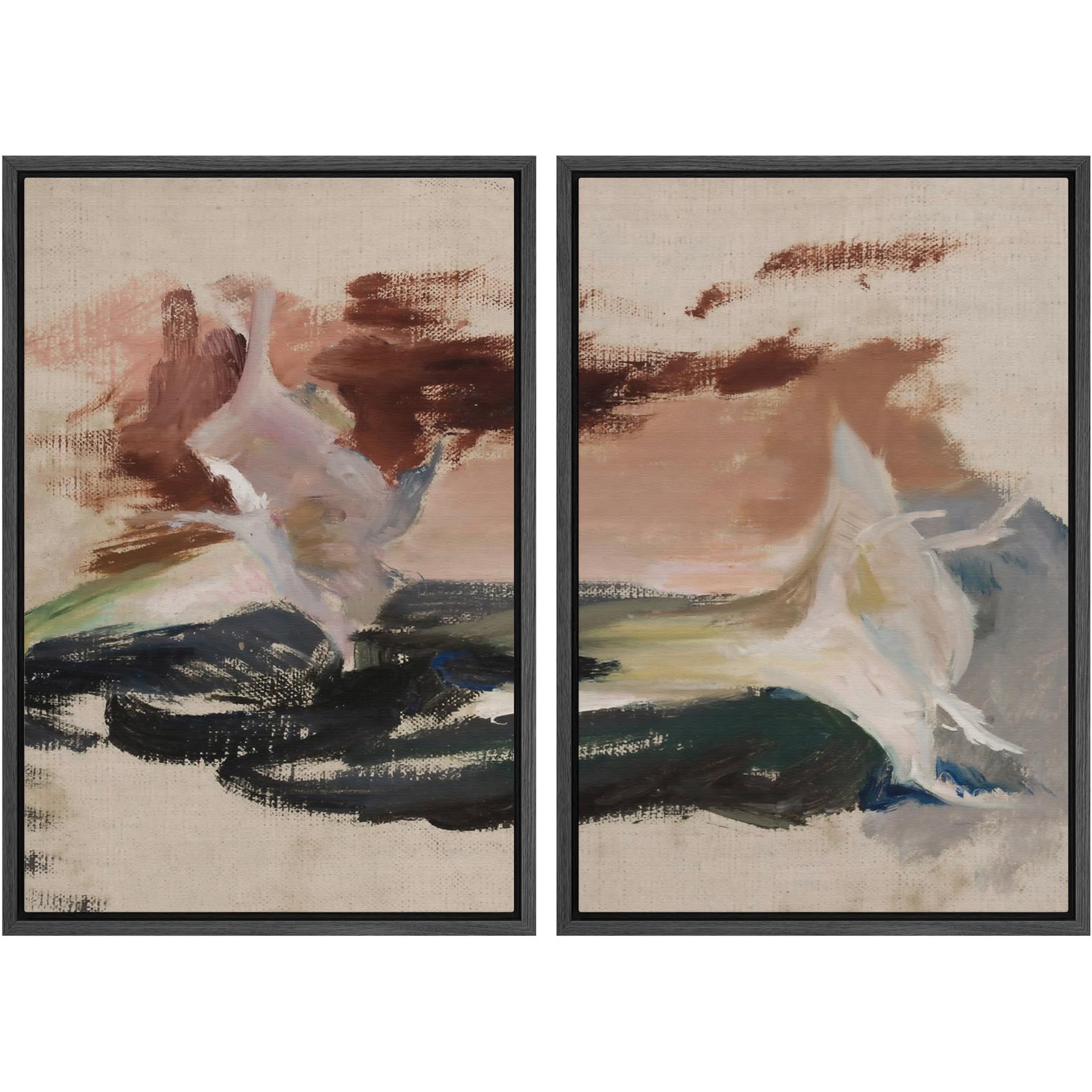 MUDECOR Framed Canvas Print Wall Art Set Abstract
