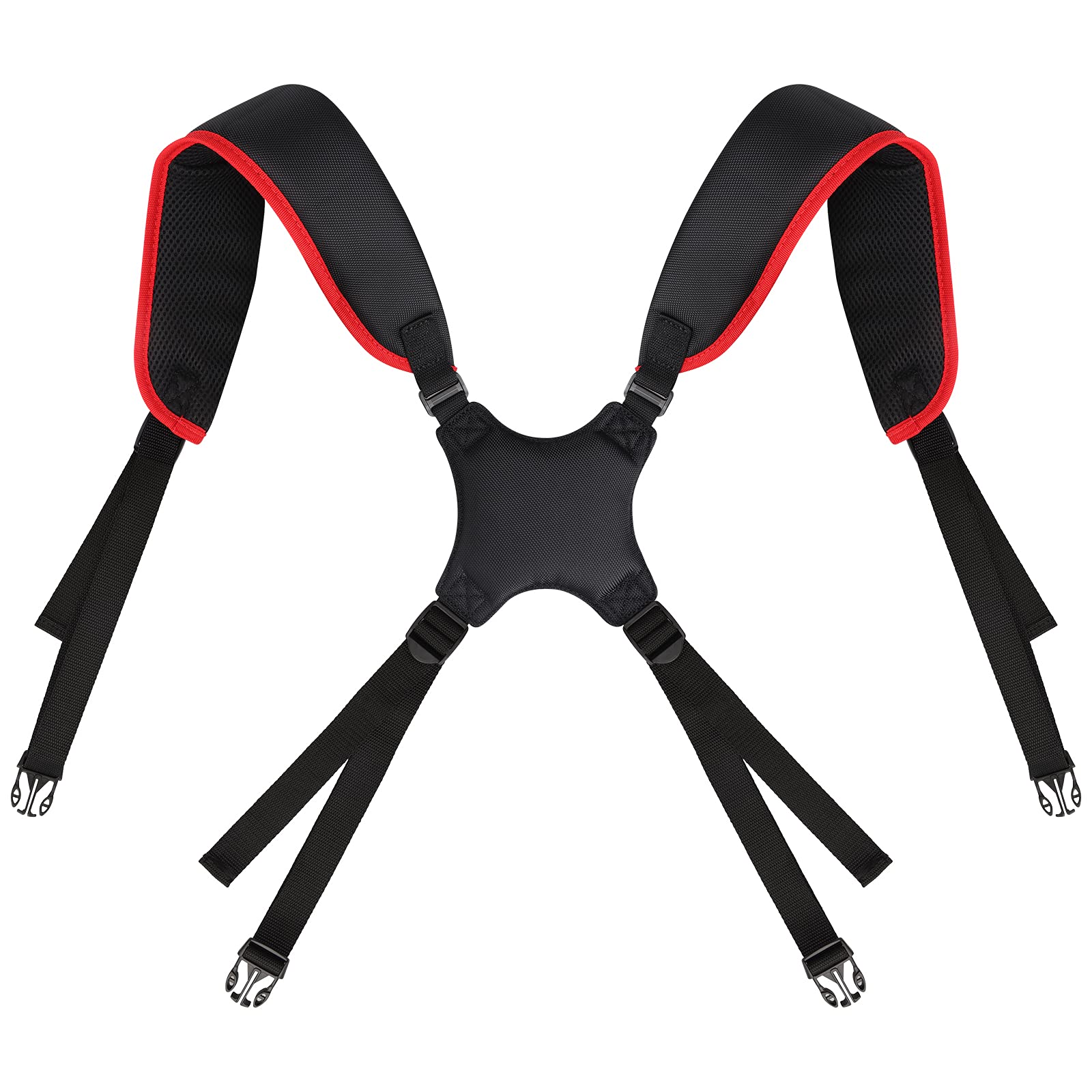 Photo 1 of Craftsman Golf Black with Red Edge Quick Side Release Plastic Buckle Golf Bag Shoulder Straps Replacement