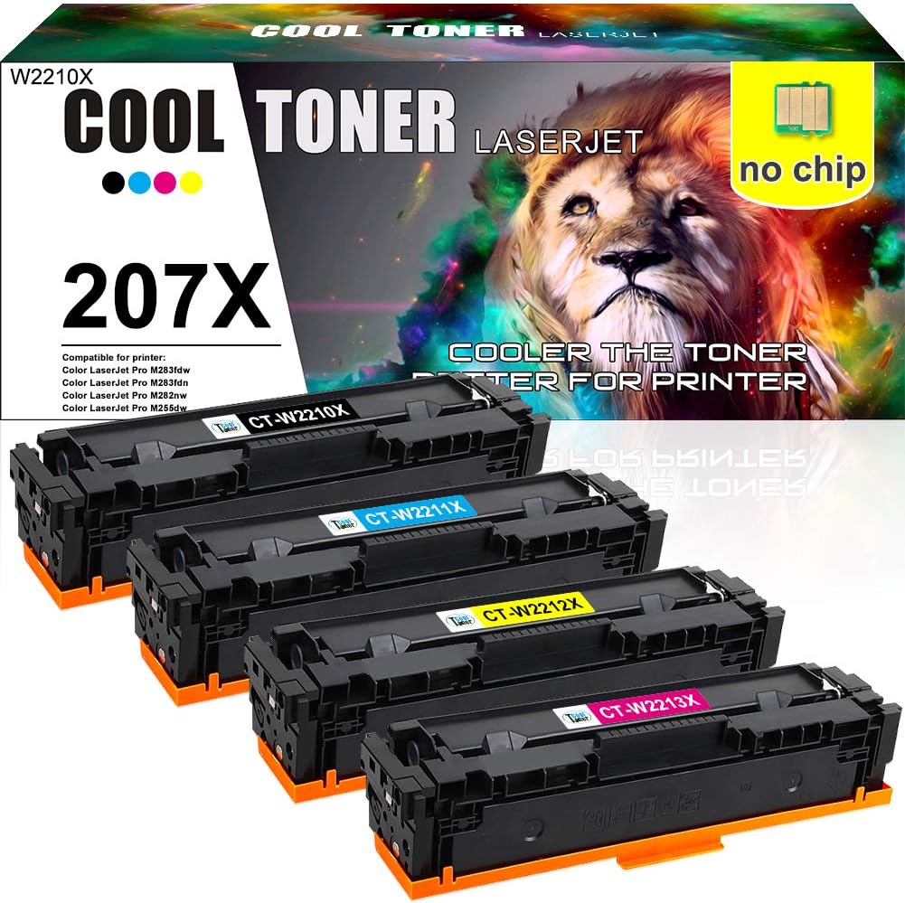 Cartouche Toner Jaune W2212A 207A Compatible HP Color LaserJet Pro - Neuf Avec Puce