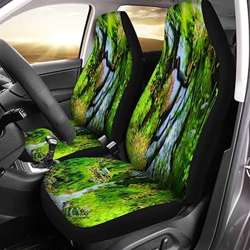 Amazon Com Semtomn Car Seat Covers Green Of Aquarium Tank Variety