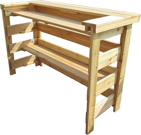 Amazon Com Patio Bar Western Red Cedar Garden Outdoor