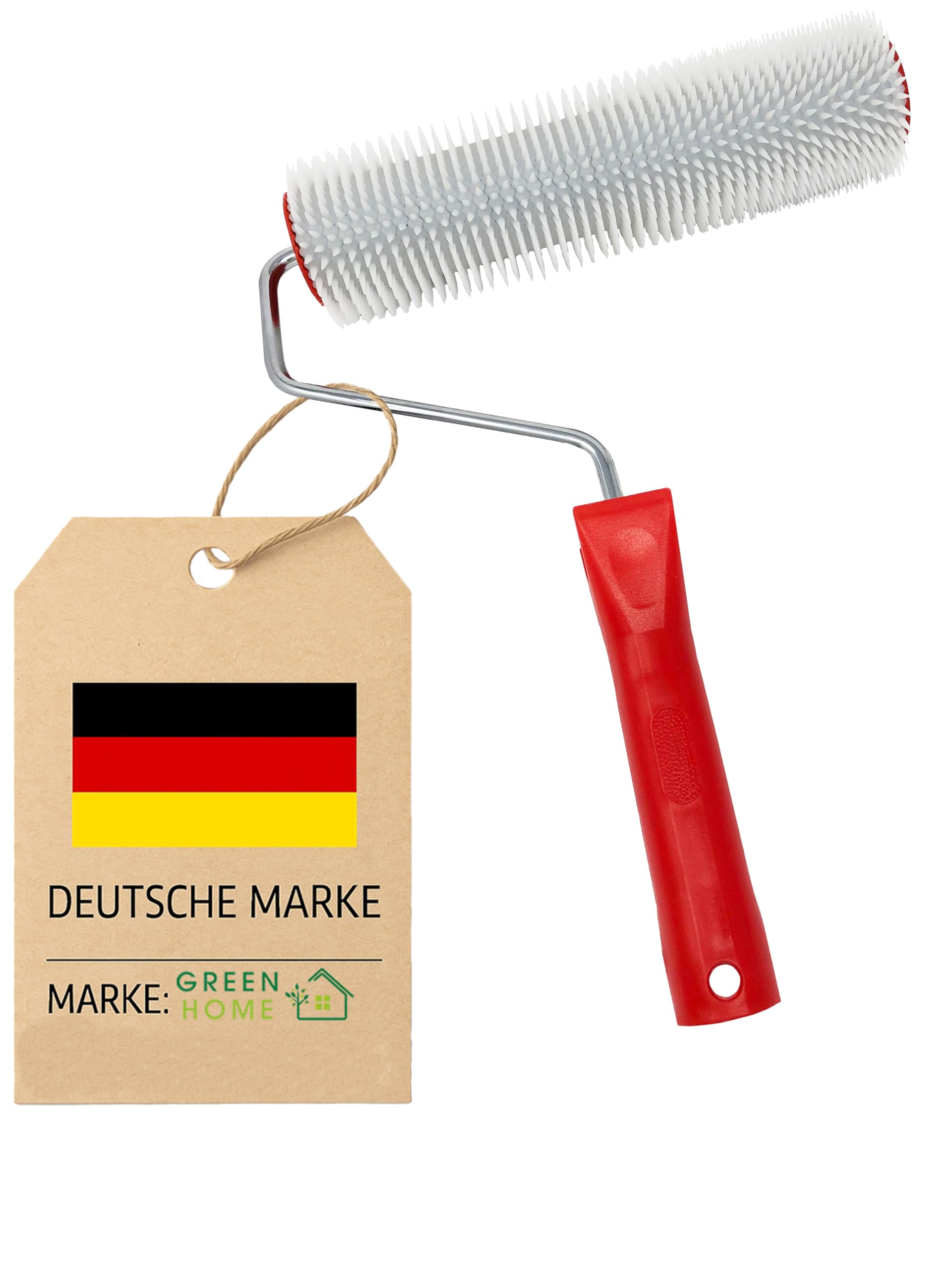 Aeration Roller, White/red