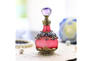 YU FENG 25ml Purple Vintage Refillable Crystal Decor Perfume Bottle (purple)