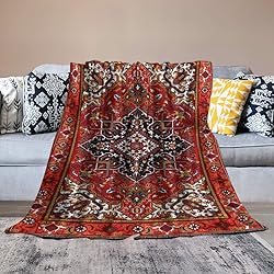 Liliha Bohemian Blanket Vintage Throw Blanket for