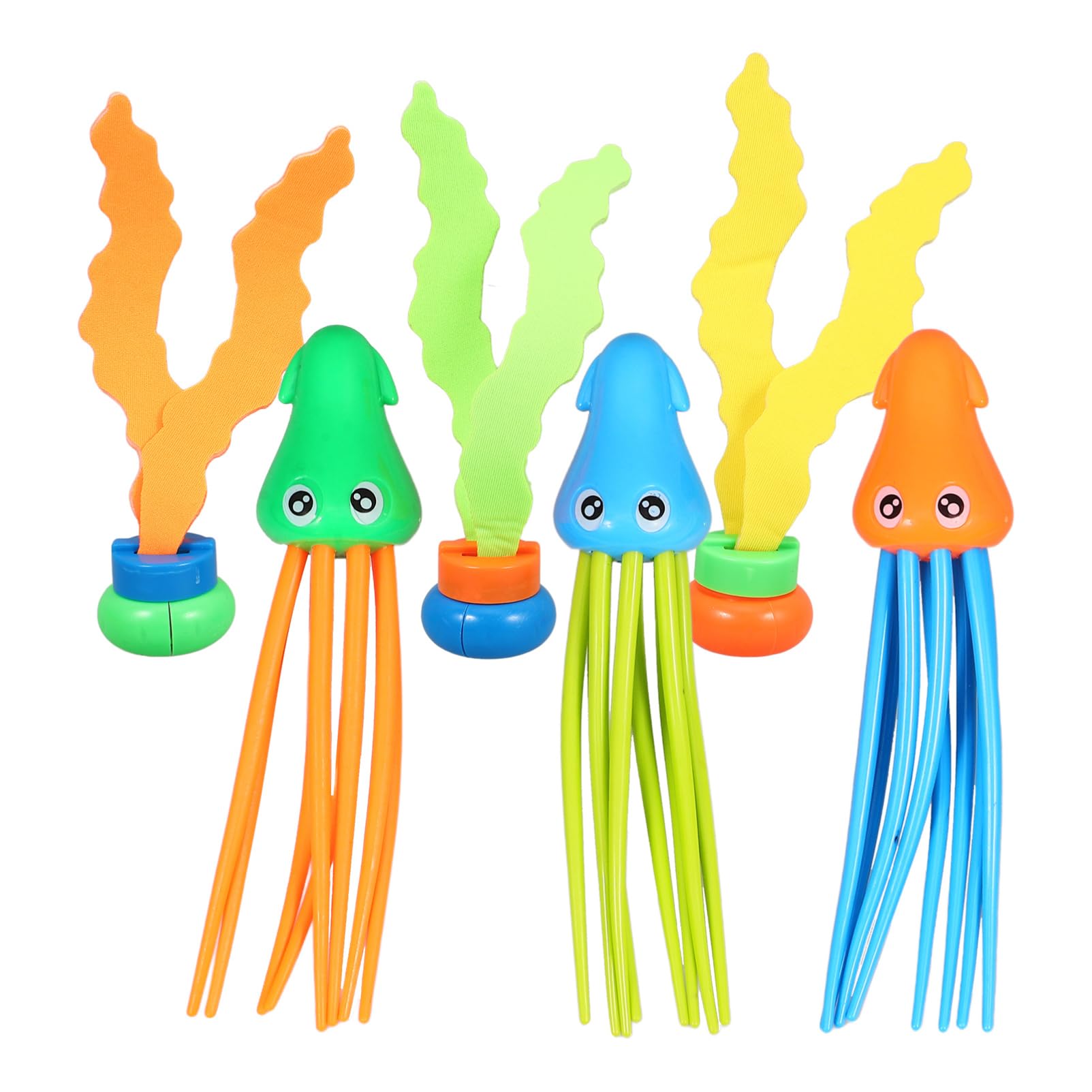 Photo 1 of Toyvian Interactive Pool Toys Set: Octopus and Seaweed Swimming Pool Jellyfish Summer Toys for Boys and Girls 3-5 Year Olds