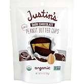 Justin's, Peanut Butter Cups Dark Chocolate Mini Organic, 4.7 Ounce