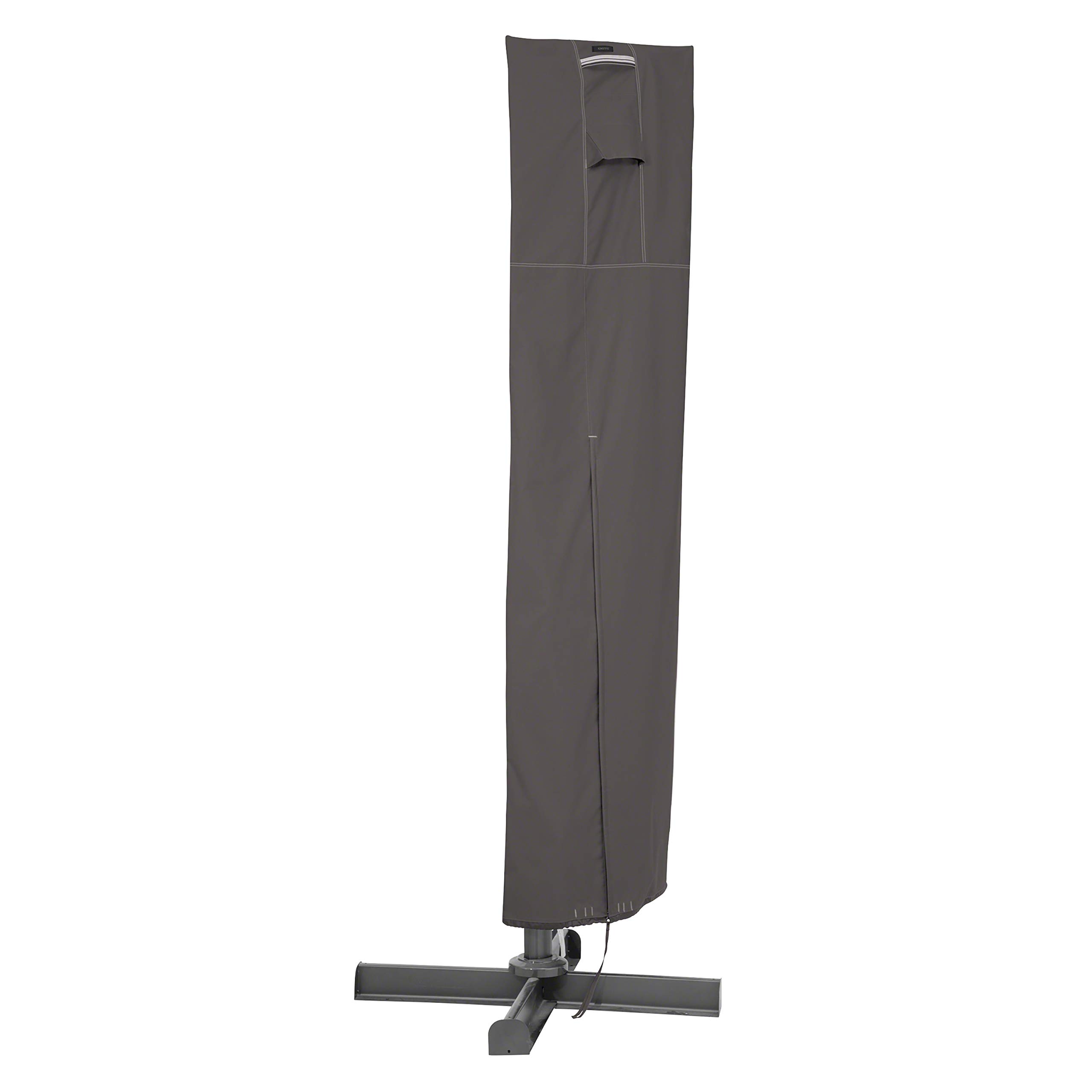 Classic Accessories Ravenna Water-Resistant 13 Foot Offset Patio Umbrella Canopy & Frame Cover