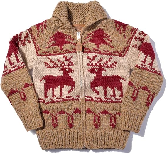 Amazon Co Jp カナタ Kanata カウチンセーター 6plywool Cowichan Sweater Elk メンズ レディース 40 並行輸入品 服 ファッション小物