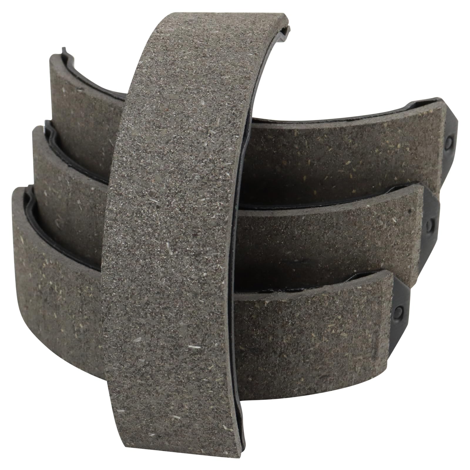 TRQ Rear Parking Brake Shoe Set Compatible with