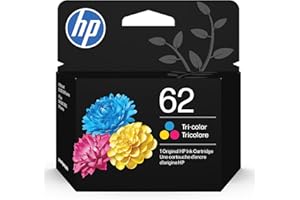 HP 62 Tri-Color Ink Cartridge | Works with Printer Series: Envy 5540, 5640, 5660, 7640, OfficeJet 5740, 8040, OfficeJet Mobile 200, 250 | Instant Ink Eligible| C2P06AN | Packaging May Vary