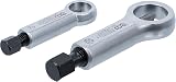 BGS Nut Splitter Set 12-16mm 16-22mm Carbon Steel 2 Piece Bolt Remover Tool