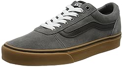 Vans Men's Ward Sneaker, Suede Pewter Gum, 9