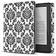 TNP Case for Kindle 10th Generation - Slim & Light Smart Cover Case with Auto Sleep & Wake for Amazon Kindle E-Reader 6" Display, 10th Generation 2019 Release (Damask Black)