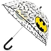 ABG Accessories Kids Umbrella for Boys and Girls Dome clear bubble umbrellas for Rain Windproof & Transparent with Easy Grip Handle Ages 3-10