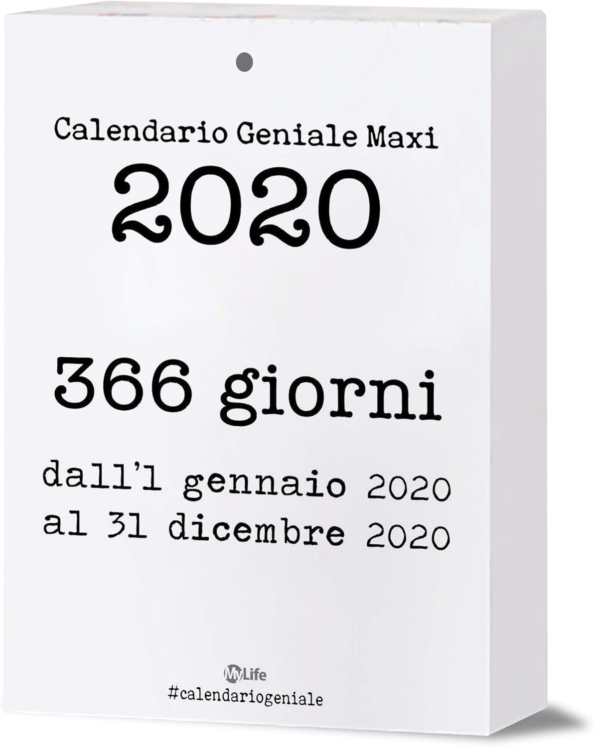 Calendario Geniale Maxi Leggi La Frase Del Giorno Con I Pensieri Filosofici Nel Formato Maxi Vv My Life Amazon It Cancelleria E Prodotti Per Ufficio