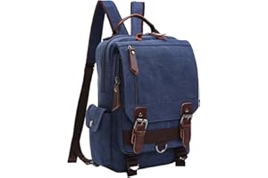 mygreen Canvas Cross Body Messenger Bag Shoulder Sling Backpack Travel Rucksack