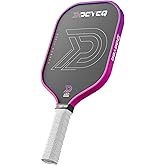 DGYGQ Pickleball Paddles, Carbon Fiber Pickleball Paddle with Polypropylene Honeycomb Core, Increased Power for Ultimate Spin & Consistency