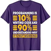 Programmer Software Developer Computer Engineer Coding T-Shirt