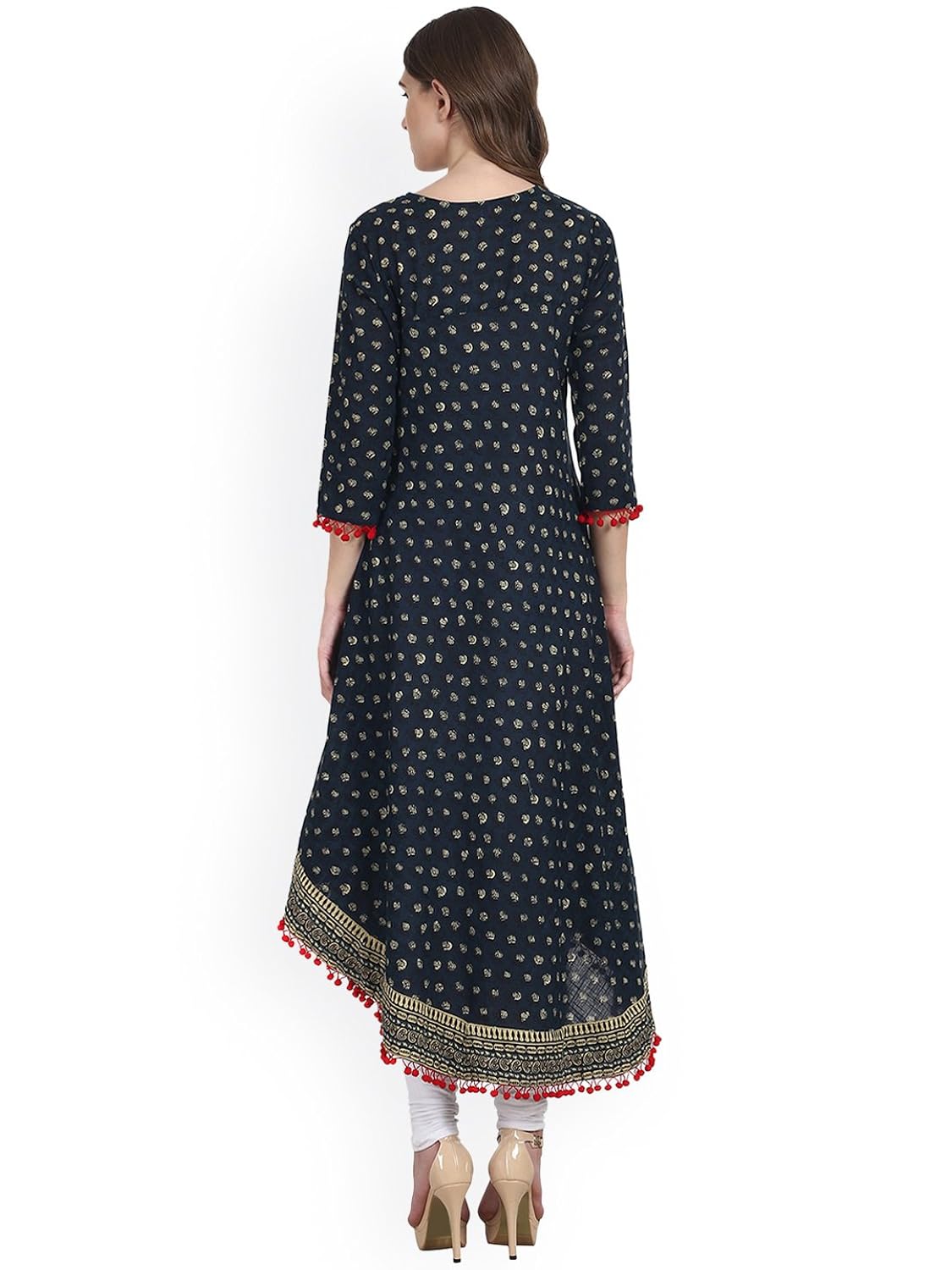 amayra women's cotton anarkali kurti