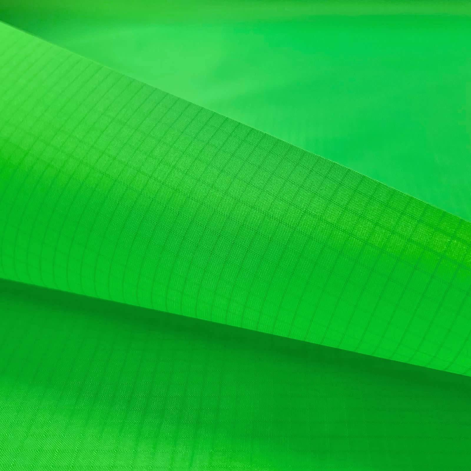 9KM DWLIFE 40D Waterproof Ripstop Nylon Fabric 3oz Nylon Sheets PU Coating Tear Resistant for Outdoor Cover Tent Kite Bag Material(Green,1 Meter(100cm x 152cm))