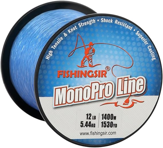 FISHINGSIR 45 LB Monofilament Fishing Line Super Smooth