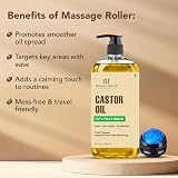Botanic Hearth Castor Oil 8 Fl Oz Cold Pressed Hexane Free for Hair Eyelashes view 5