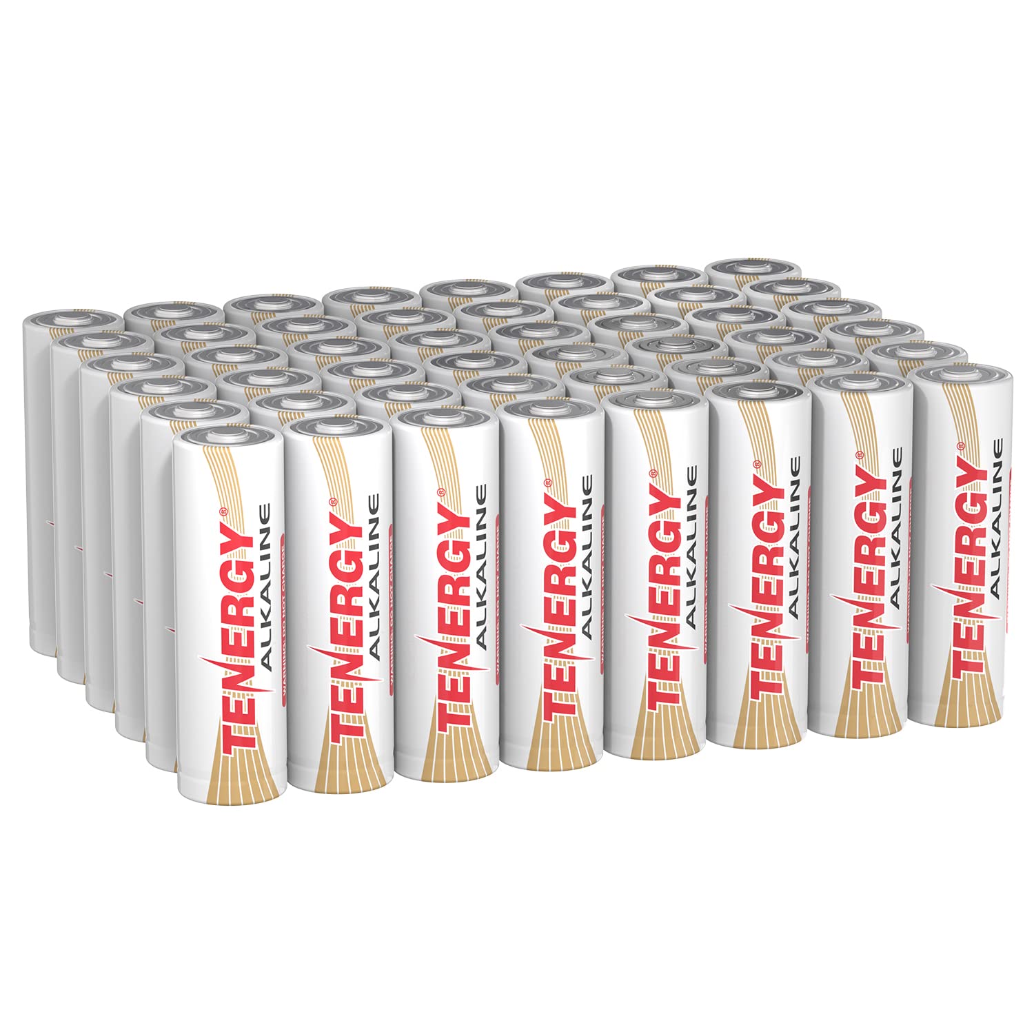 Photo 1 of ***FACTORY SEALED***Tenergy 1.5V AA Alkaline Battery, High Performance AA Non-Rechargeable Batteries for Clocks, Remotes, Toys & Electronic Devices, Replacement AA Cell Batteries, 100 Pack